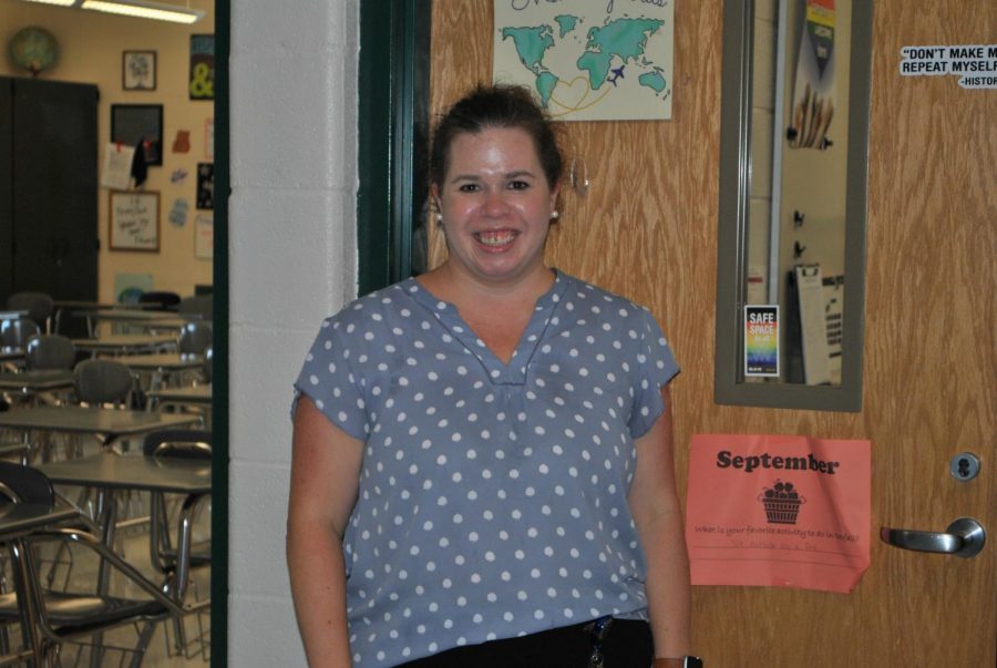 Mrs. Reynolds, a World History teacher at Musselman High School. 