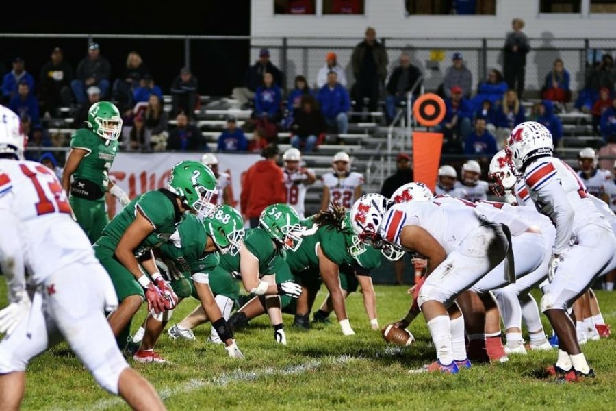 Applemen Varsity Football wins on First Home Game of the Season