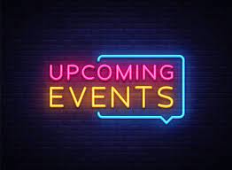 Up Coming Events October/November