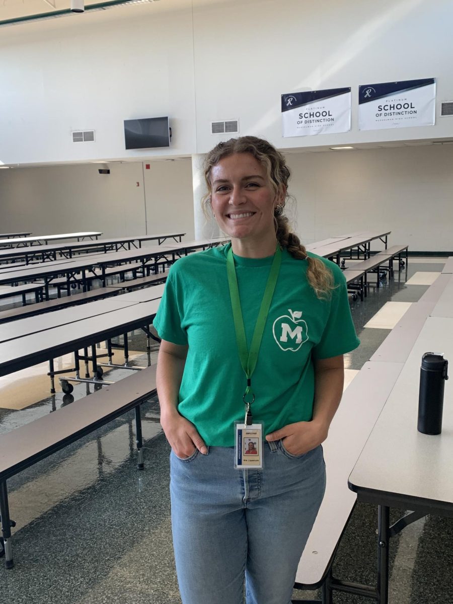 Pictured is Kimberly Lippencott, a new English teacher at MuHS. 

