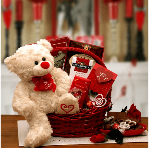 Pictured above is a gift basket as an example of a gift idea for Valentin’e day. Picture provided by Google.